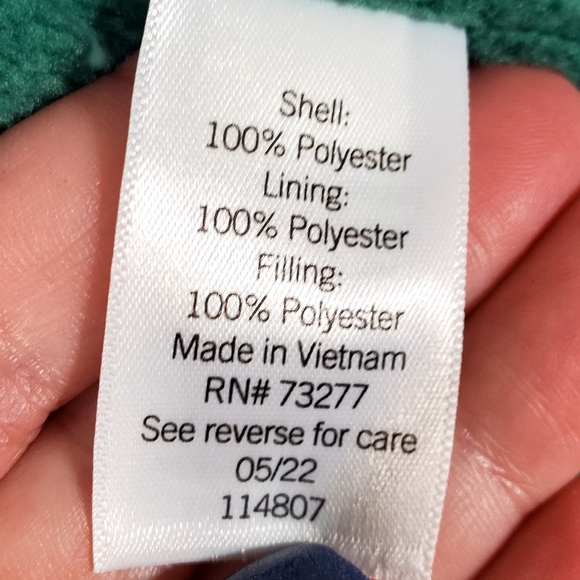 Croft & Barrow The Classic Quilted Vest Women’s Green Fleece Lined Size XXL - Picture 13 of 16